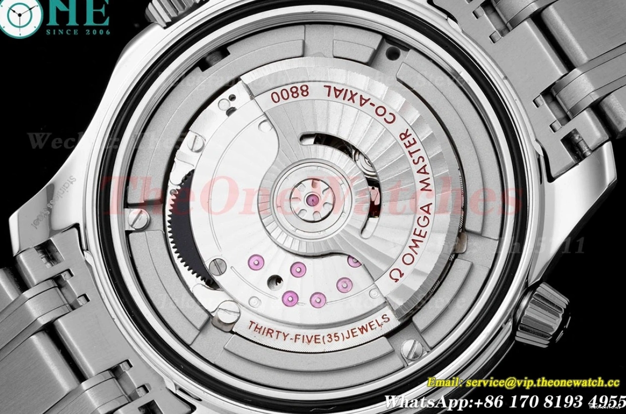 Seamaster Wht A8800 SS SS blue 300m 42mm JVSF 0112